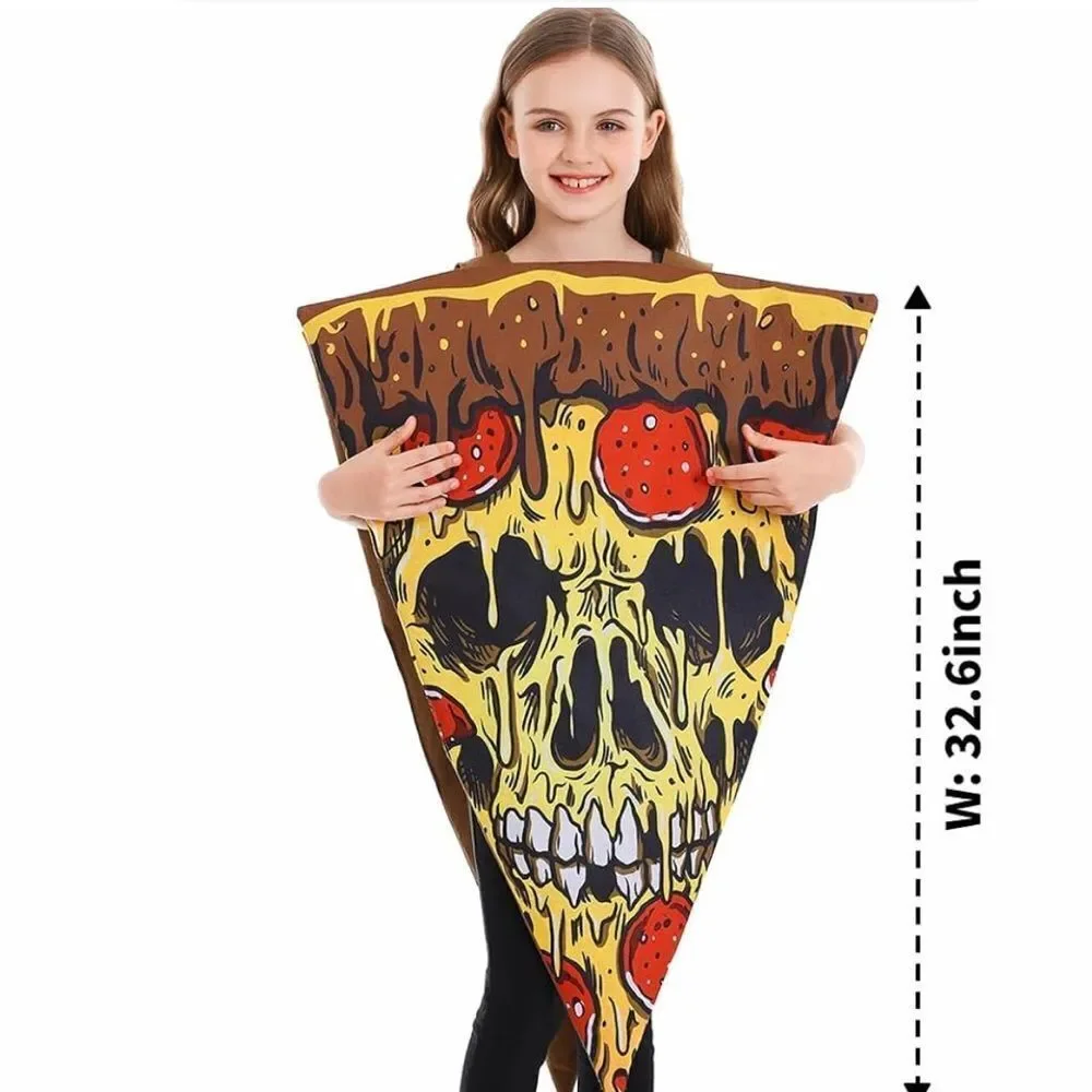 Zombie Pizza Unisex Costume Boys Girls One Size